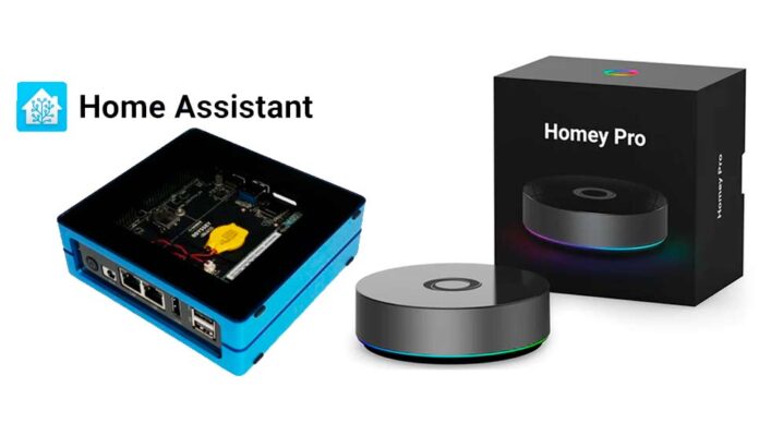 home assistant vs homey pro